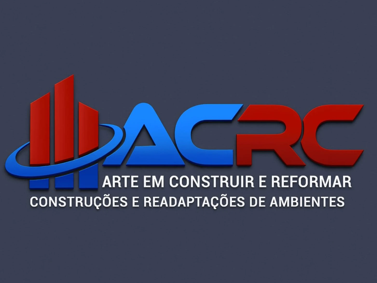 Logo da ACRC: Arte em Construir e Reformar. Construções e readaptações de ambientes.